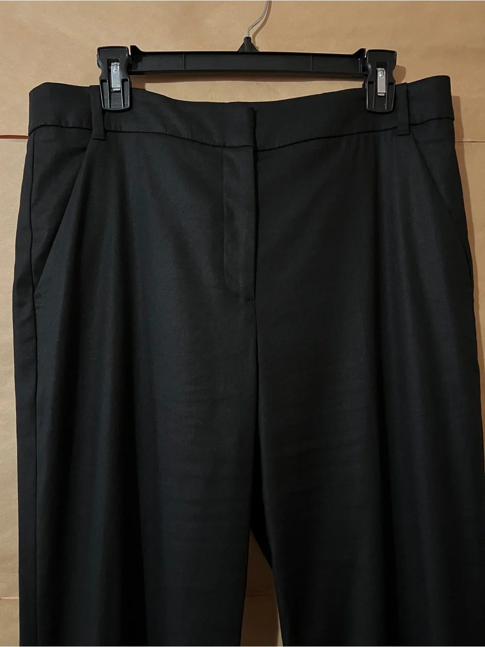 Veronica Beard | Martin Pants Snap Button Hem Linen Wide Leg Trousers Size 10